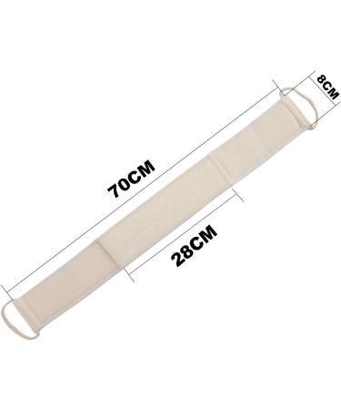 Luffa Exfoliating Back Scrubber - Double-Sided Natural Loofah Bath Sponge for Ultimate Shower Experience - Buy Online on GoSupps.com