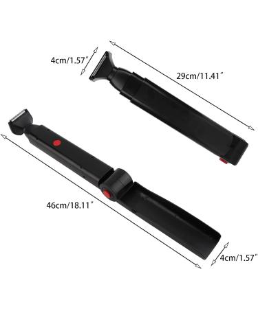 Wireless Foldable Body Hair Cutter - Ergonomic Back Hair Remover & Razor for Full Body Grooming - Buy Online on GoSupps.com