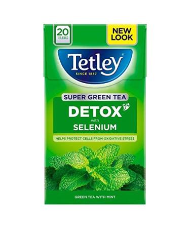 Tetley Tetley Super Green Detox Mint Tea Bags (Pack of 20)