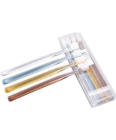 PartyKindom 8 Pack Soft Toothbrushes for Kids - Crystal Bristles - Ideal for Gentle Cleaning - Buy Online on GoSupps.com