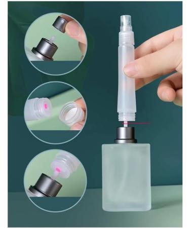 GeRRiT 10Ml Bottom Fill Perfume Bottle Portable Travel Dispenser Bottle Fine Mist Plastic Spray Refillable Empty Container for Travel Cleaning Gardening Plants (Color : 1PC) - Buy Online on GoSupps.com
