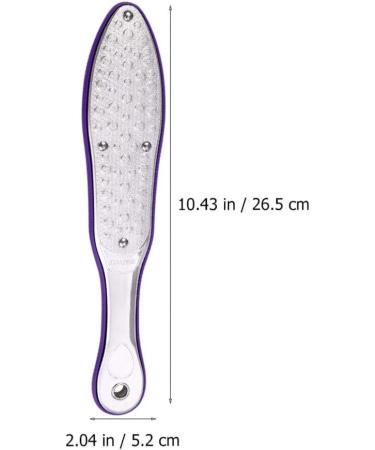 Heallily Professional Foot File - Stainless Steel Double-Sided Kallus Remover for Cracked Heels & Hard Skin - Ideal for Pedicure - Buy Online on GoSupps.com