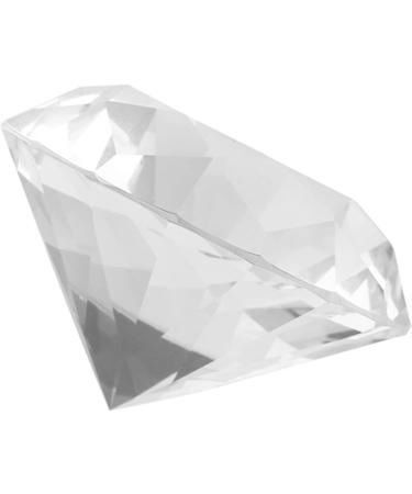 Nail Art Display Glass Crystal Diamond Hand Model Shooting Ornament Manicure Accessories (60 mm White) - Buy Online on GoSupps.com