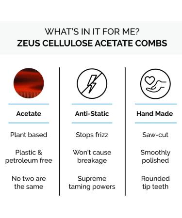 ZEUS Folding Saw-Cut Mustache Comb - Handmade, Best Moustache Pocket Comb (Traditional) - K11 - Buy Online on GoSupps.com