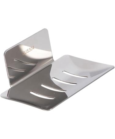 Amosfun 3 Pcs 304 Storage Rack Sponge Drain Rack Metal Soap Holder Soap Drain Rack Bathroom Soap Dish Bar Soap Holder for Shower Soap Storage Holder Bath Soap Holder Tub Stainless Steel - Buy Online on GoSupps.com