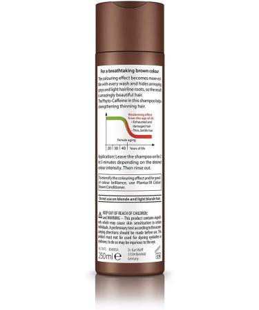 Plantur 39 couleur shampooing phyto pour profond contre la perte de cheveux m nopausique caf ine brun 250 ml - Buy Online on GoSupps.com