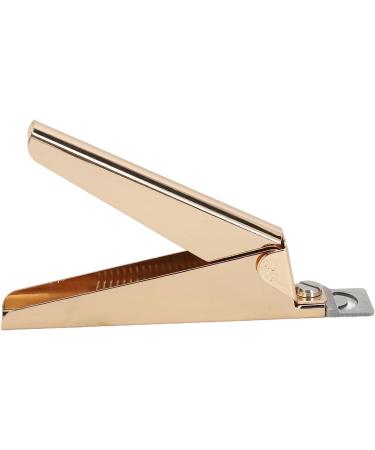 False Nail Clippers U-Shaped Easy Operation Stainless Steel False Nail Clippers High Strength Lightweight for Home and Salon Use (Gold) - Buy Online on GoSupps.com