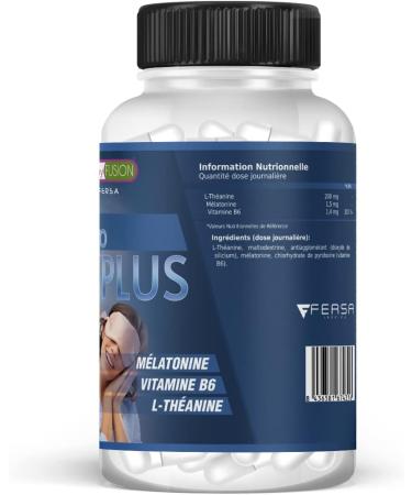 Healthy Fusion Melatonin 1.5mg | L-Theanine and Vitamin B6 | Eliminates Insomnia and Sleep Disorders | Prevents Night Awakening | Effective Effect in 30 Minutes | 90 Natural Capsules - Buy Online on GoSupps.com