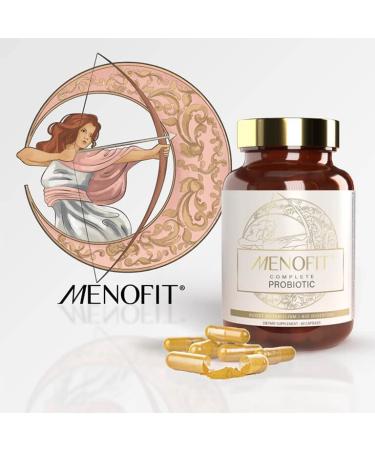 MenoFit - Natural Menopause Relief Supplements for Women - 60 Herbal Capsules with Probiotics - Buy Online on GoSupps.com