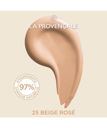 La Proven ale - Light Care Foundation - 97% ingredients of natural origin - Medium coverage - All skin types - With Provence PDO Organic Olive Oil - Shade: 25 Rose Beige - 30 ml - Buy Online on GoSupps.com