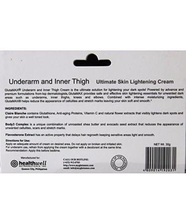 GlutaMax Light Cream for underarms and inner - Buy Online on GoSupps.com