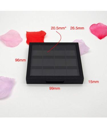 Beaupretty 1pc 12 Empty Eyeshadow Dish Magnetic Empty Lipstick Diy Eyeshadow Make up Travel Bulk Organizer - Buy Online on GoSupps.com