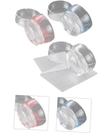 Housoutil 3 Sets Nail Stamp Tool Nail Stamping Polish Manicure Stamper Manicure Tools Nail Stamping Plates Gel Manicure Kit Nail Stamper Tools Nail Tool Finger French Transfer Seal Pp - Buy Online on GoSupps.com