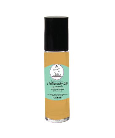 1 Million Lucky by P. Rabanne - Men s Fragrance Body Oil Roll-On (1/3 oz) | Compare to Aroma | International Shipping - Buy Online on GoSupps.com