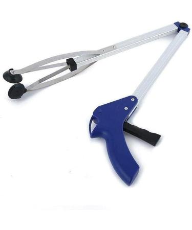 Household Garbage Picker Folding Trash Grabber Garden Leaves Pet Waste Pick Up Plier Dung Sanitary Clips Cliptool Cleaning Pet Blue - Buy Online on GoSupps.com