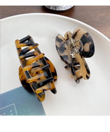 Fsmiling 3-Piece Acetate Hair Clips Set for Women | Small & Medium Hair Clips for Thin & Thick Hair - Stylish & Durable - Buy Online on GoSupps.com