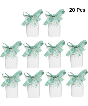 Gatuida 20pcs European Style Wedding Tiny Presents Small Gifts Happy Candy Mori Department Tiny Gifts Shapermints Candy Favor Boxes Puff Mints Silk Ribbon Peppermints Candy Paper Gift Box 1 count (Pack of 1) Green - Buy Online on GoSupps.com