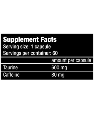 Buy BioTechUSA Caffeine + Taurine 60 Capsules (Pack of 5) | International Shipping Available - Buy Online on GoSupps.com