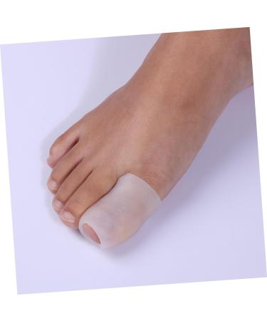 Gatuida 10 Pairs Toe Sleeves for Toe Caps Toe Cap Protector Thumb Protector Gelt Ear Sticker Ceramic Toothbrush Holder Nail Tools for Nail Art Bunion Eversion Corn Stickers White - Buy Online on GoSupps.com