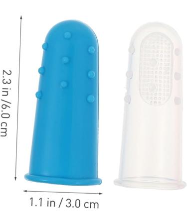 Minkissy 12-Piece Baby Silicone Toothbrush Set | Child & Pet Tooth Cleaning Tools | Fingerbrush for Toddlers & Kids - Buy Online on GoSupps.com