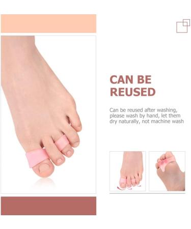 Thumb Splint 12pcs Toe Spacers Separators Bunion Orthotics - For Overlapping Toes, Women & Men, Pink - Buy Online on GoSupps.com