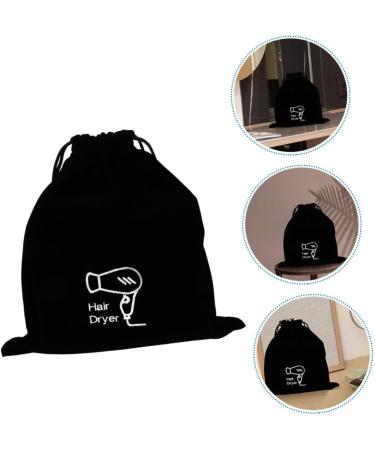FOMIYES 10 Pcs Velvet Bag Blow Dryer Hair Dryer Bag Drawstring Travel Flannel Wen Wan Organizer 30.00X26.00X0.50CMx5pcs Blackx5pcs - Buy Online on GoSupps.com