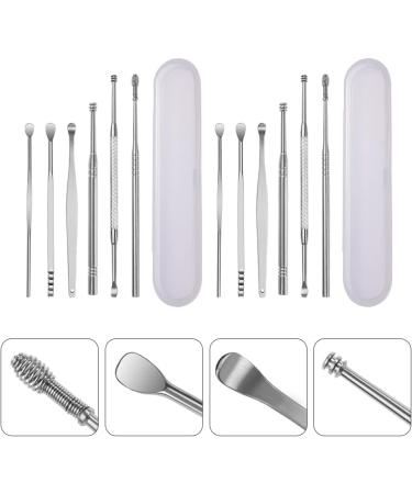 2 Set Healifty Ear Wax Removal Tool Kit - Ear Spoon Scoop and Cleaner for Sturdy Ear Cleaning - Buy Online on GoSupps.com