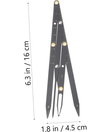 Beavorty Eyebrow Scale Eyebrow Stencil Makeup Ratio Eyebrow Measure Tool Eyebrow Shaping Kit for Women - Buy Online on GoSupps.com