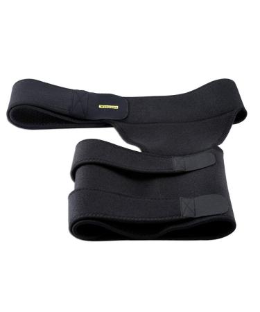 Groin Support Compression Brace | Sciatica & Hip Pain Relief Wrap | Hamstring & Quadriceps Support - Buy Online on GoSupps.com