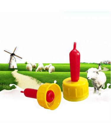 10 PCS Pritchard Nipples for Small Animals - Soft Rubber Milk Drink Nipple for Feeding Sheep, Goat, Lamb, Pup, Dog, Kids - Buy Online on GoSupps.com