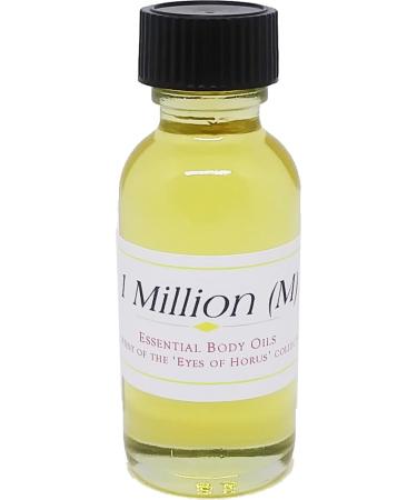 One Million - Type PR For Men Scented Body Oil Fragrance Regular Cap - Gold - 1 oz. - ID#32230 1 Fl Oz (Pack of 1)