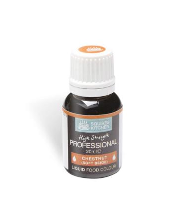 Squires Kitchen Professional Food Colour Liquid - Chestnut Soft Beige 20ml
