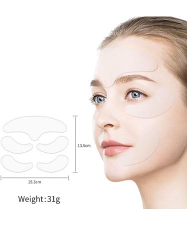 Buy Reusable Silicone Patches for Under Eye Face & Forehead Wrinkles - 5-in-1 Smooth Wrinkle Patch for Youthful Skin - Buy Online on GoSupps.com