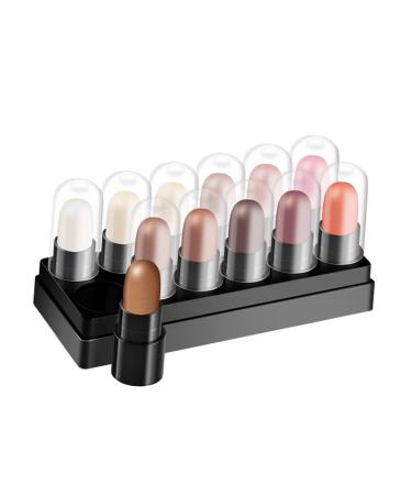 Beatifufu 12pcs 12 Shadow Box Eyeshadow Crayons Lying Silkworm Pen Makeup Stick Eyeshadow Pencil Eye Brightener Stick Girl Makeup Supplies Eye Makeup Tools Eye Highlighter