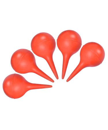 5Pieces Rubber Suction 60ml Rubber Bulb Ear Washing Squeeze Bulb for Adult Kid Ear Waxes Removal