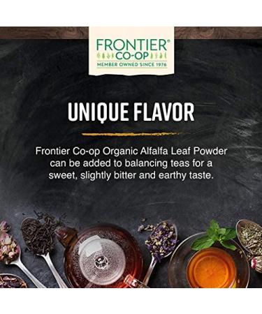 Frontier Natural Products Organic Powdered Alfalfa Leaf 16 oz (453 g) - Buy Online on GoSupps.com