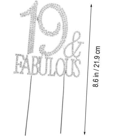 ibasenice 3pcs 19 Crystal Headpiece Pearl Headpiece Crystals Decor Birthday Cake Pick Food Decor Topper Appetizer Picks Rhinestone Cake Picks Food Decoration Supplies Cake Topper Cocktail - Buy Online on GoSupps.com