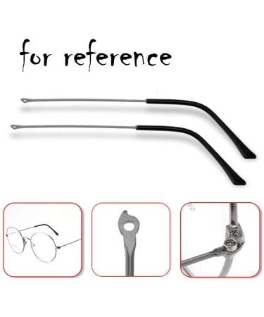 VekkEr Yewear Vintage Eyeglass Accessories - Gray Metal Frame Replacement Arms for Eyeglasses - Buy Online on GoSupps.com