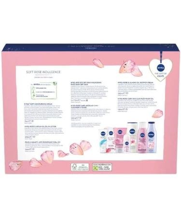 NIVEA Soft Rose Indulgence 7PC Gift Set Pamper Your Skin in Roses - Buy Online on GoSupps.com