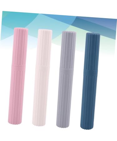 Minkissy 4-Piece Toothbrush Case Set | Durable Travel Toothbrush Containers for International Shipping - Buy Online on GoSupps.com
