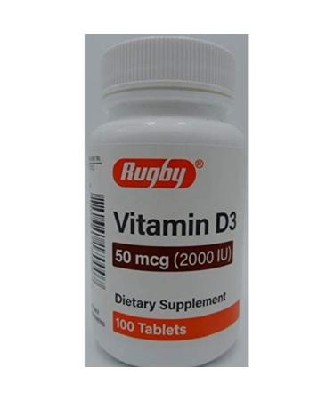 Vitamin D-3 2000 Iu - 100 Capsules Per Bottle