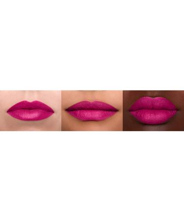 NYX Suede Matte Lipstick in Clinger - Vegan Formula, Hot Pink - Buy Online on GoSupps.com