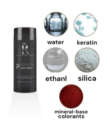 Medium Blonde Hair Building Fiber - Charged Keratin Thinning Hair Filler | Extra Large 27.5g | Long Lasting & Undetectable - Buy Online on GoSupps.com