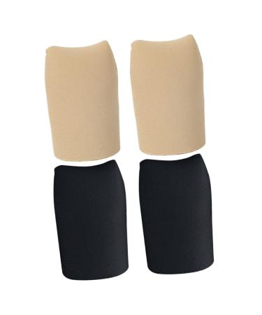 2 Pairs Hand Toe Protector Gel Toe Covers Gel Lining Toe Covers Toe Sleeves Silicone Toe Sleeves Silicone Gel Sleeve Protectors Toe Sleeves for Corns Foot Toe Sleeves Top Cover As Shown 4x2.7cm