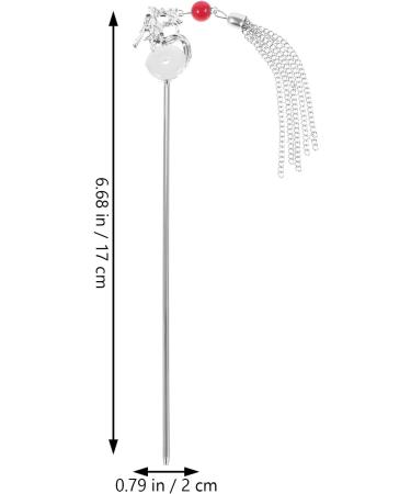 FRCOLOR Dragon Hair Stick Tassels Hairpin Chinese Hanfu Hair Stick Antique Style Hair - Buy Online on GoSupps.com