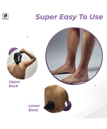 Skull Shaver Back Shaver - Best Waterproof DIY Back & Body Shaver for Men | Painless Glide Compatible with Pitbull & Beast Clippers - Buy Online on GoSupps.com