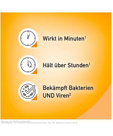 Dorithricin Halfstabicken Classic 40 Sucking Tablets for Sore Throat Relief - Mint Flavor Bacteria & Virus Defense - 1 Pack (40 Pieces) - International Shipping Available - Buy Online on GoSupps.com