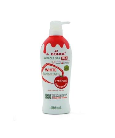 A Bonn A Bonne' Miracle Spa Milk Tomato Extract UV Whitening Lotion Mix 500ml