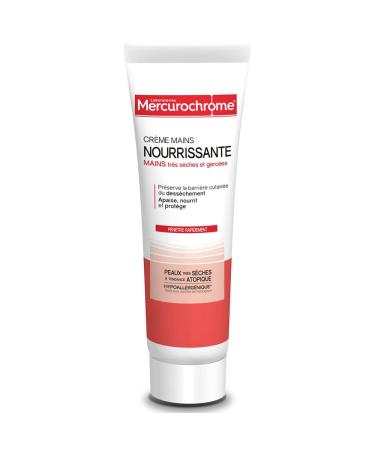 Mercurochrome Nourishing Hand Cream Very Dry and Chapped Hands 75ml
