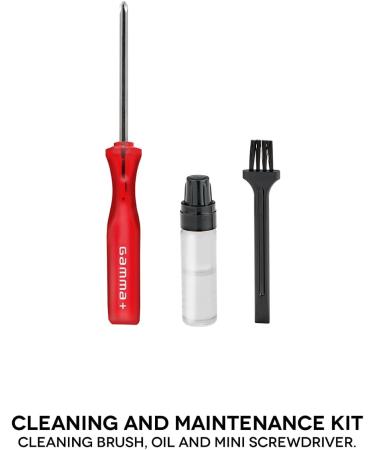 Gamma+ Cyborg Trimmer | Professional Men's Hair Cutter with Brushless Engine 180 Min Cordless Use 0 Distance Blade Settings & Durable Metal Housing - Buy Online on GoSupps.com